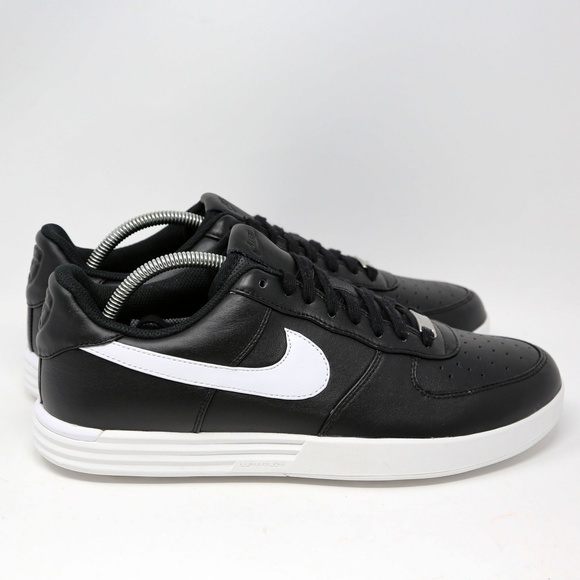 Nike Lunar Force 1 Golf Shoe Black White Lunarlon - Picture 2 of 7